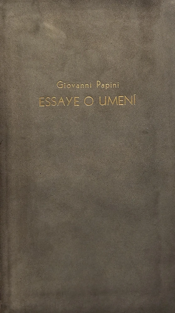 Essaye o umení /semišová väzba