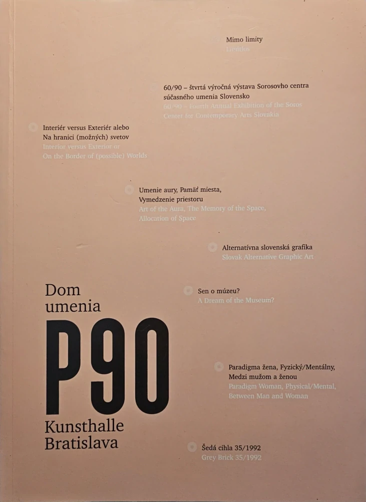 Paradox 90: Kurátorské koncepcie v období mečiarizmu (1993-1998)