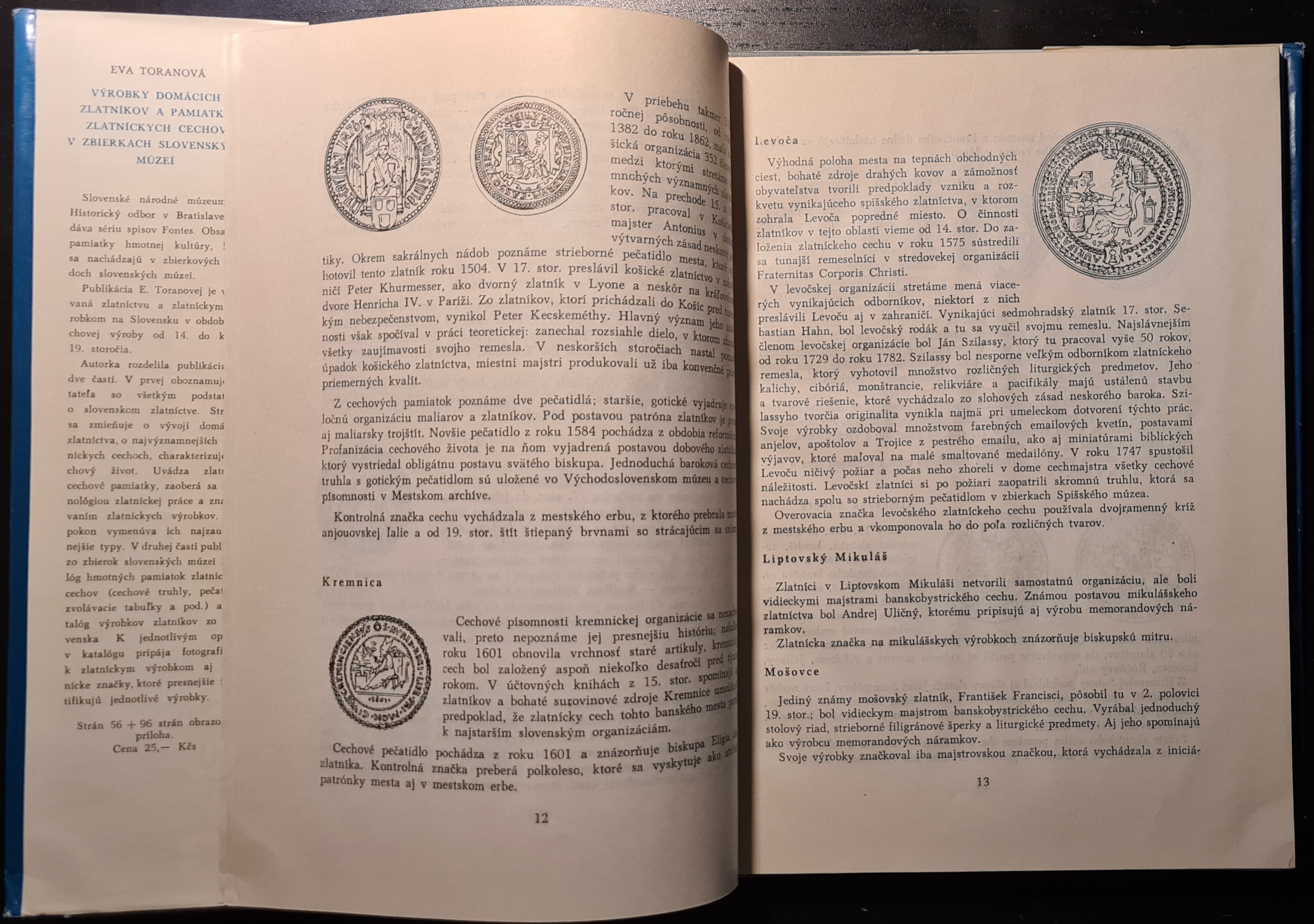 Výrobky domácich zlatníkov a pamiatky zlatníckych cechov v zbierkach slovenských múzeí