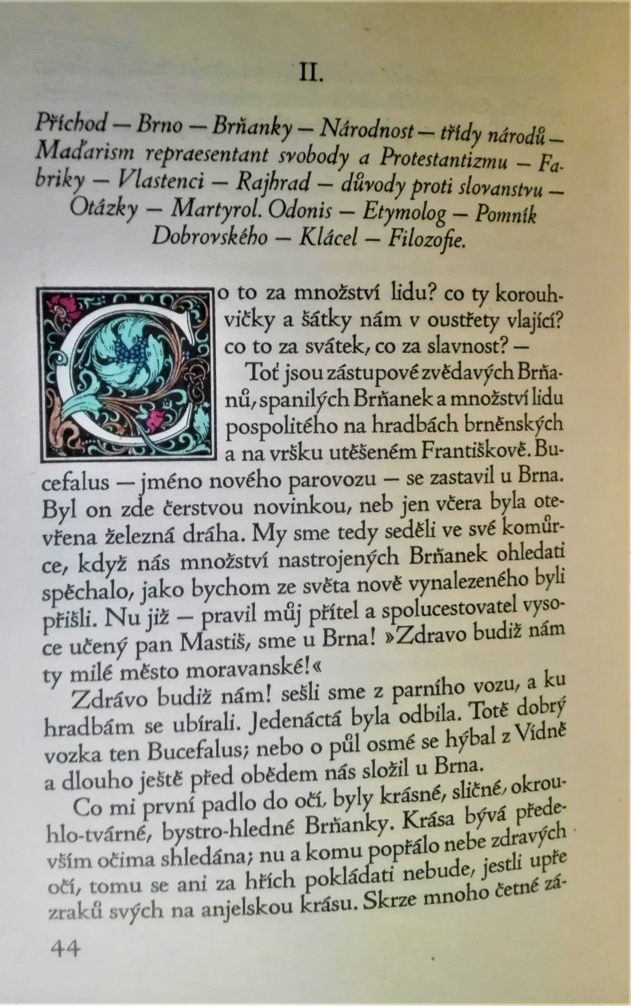 Cesta Slováka ku bratrům slavenským na Moravě a v Čechách