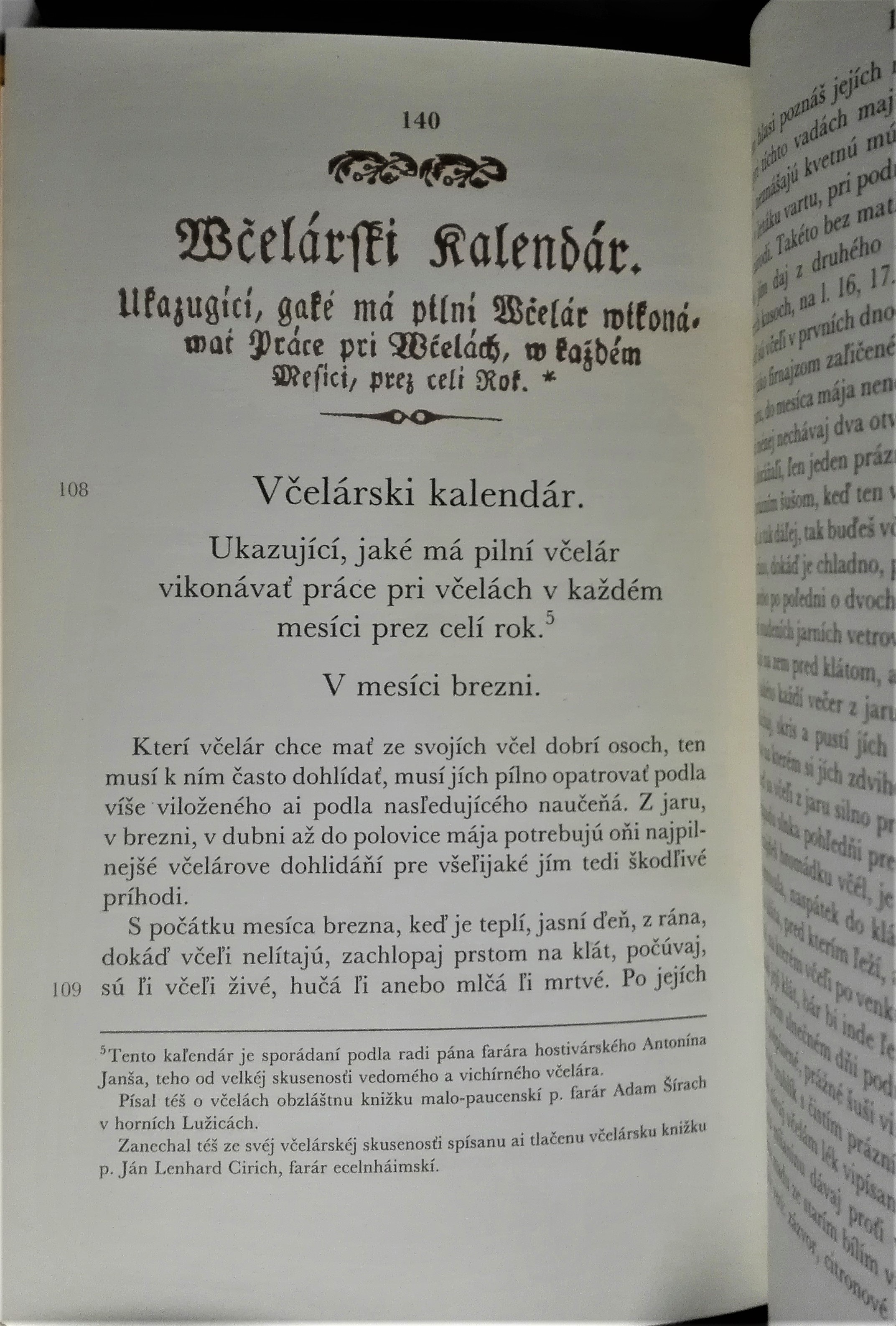 O úhoroch aj včelách/Slovenský včelár