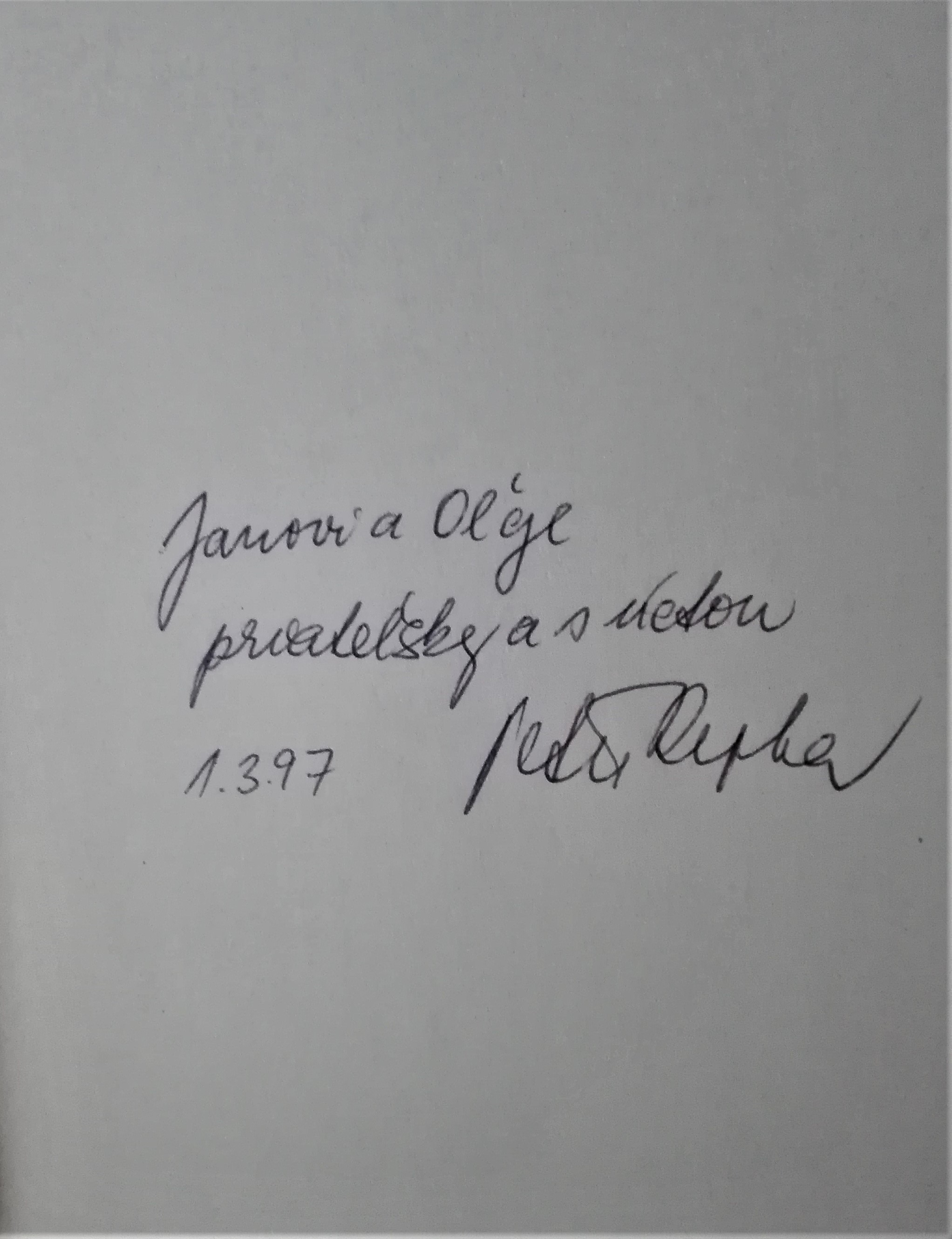 Priateľka púšť /s podpisom