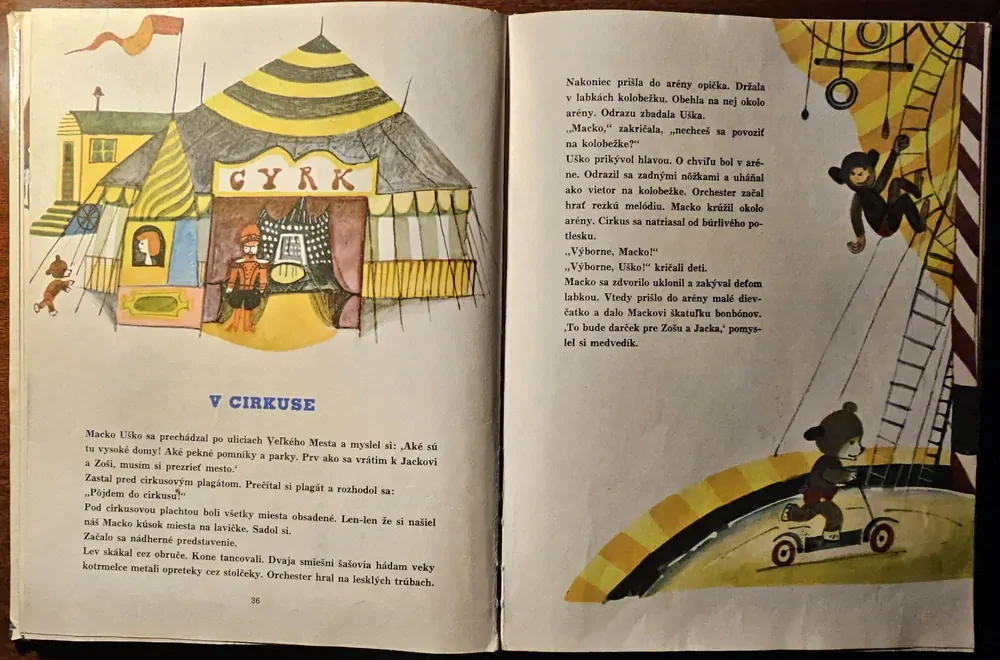 Príbehy a potulky Macka Uška