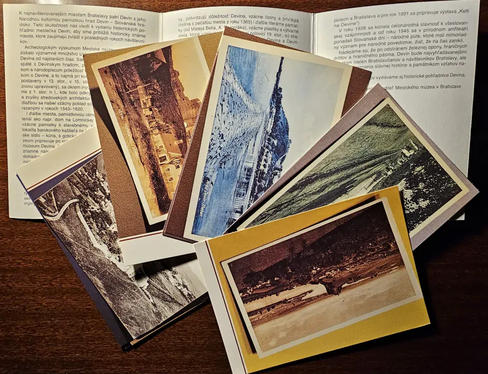 Historické pohľadnice Devína
