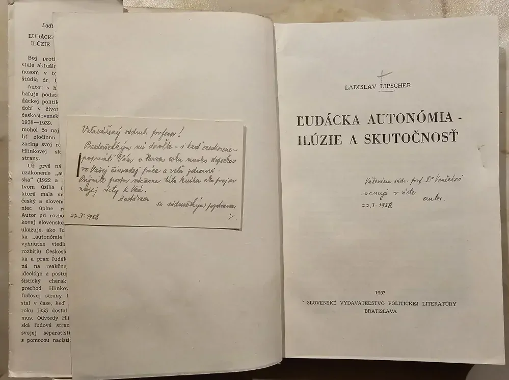 Ľudácka autonómia /s podpisom