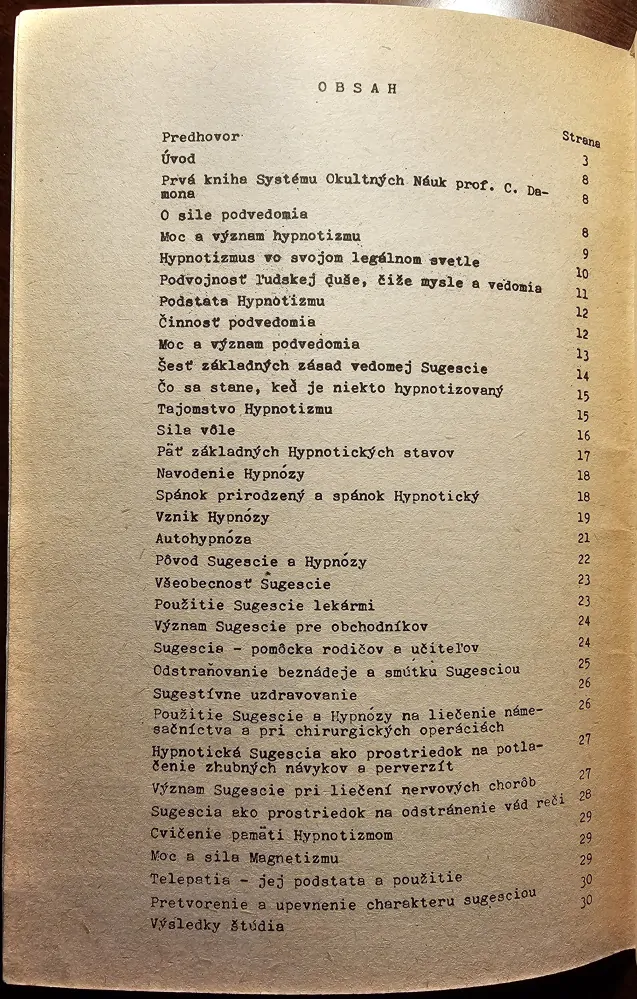 Tajomstvá hypnózy a sugescie I. - II.