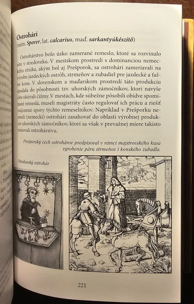 Remeslá a cechy v starom Prešporku