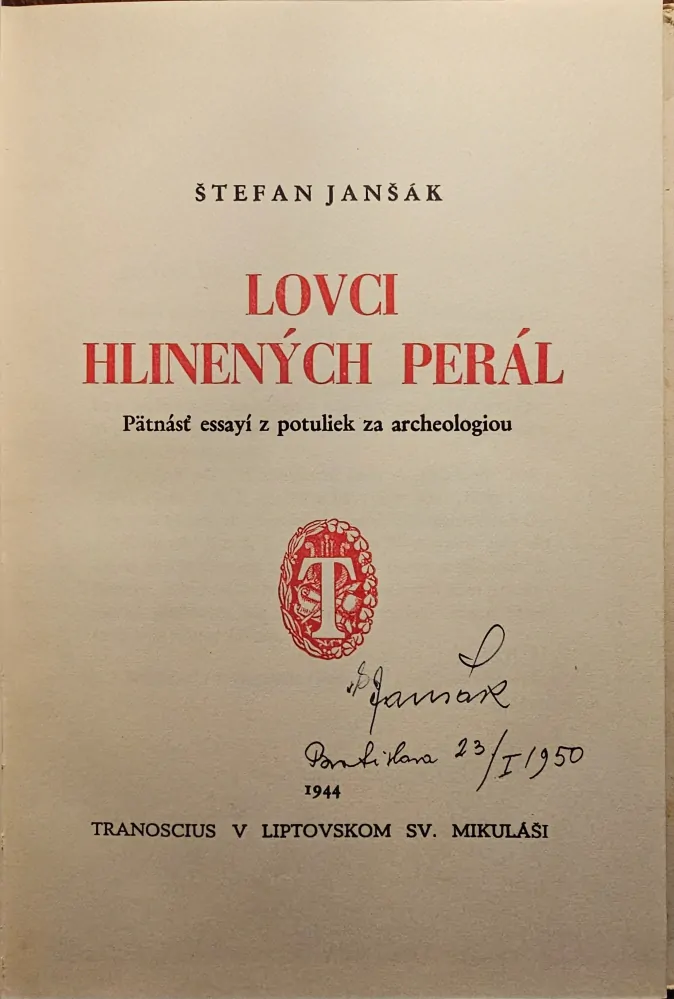 Lovci hlinených perál /s podpisom