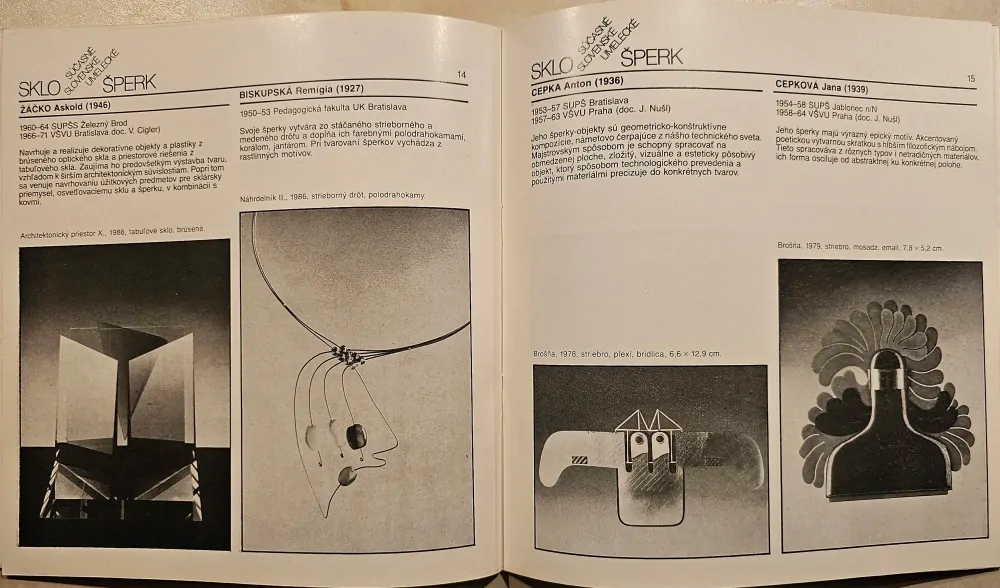 Súčasné umelecké sklo a šperk