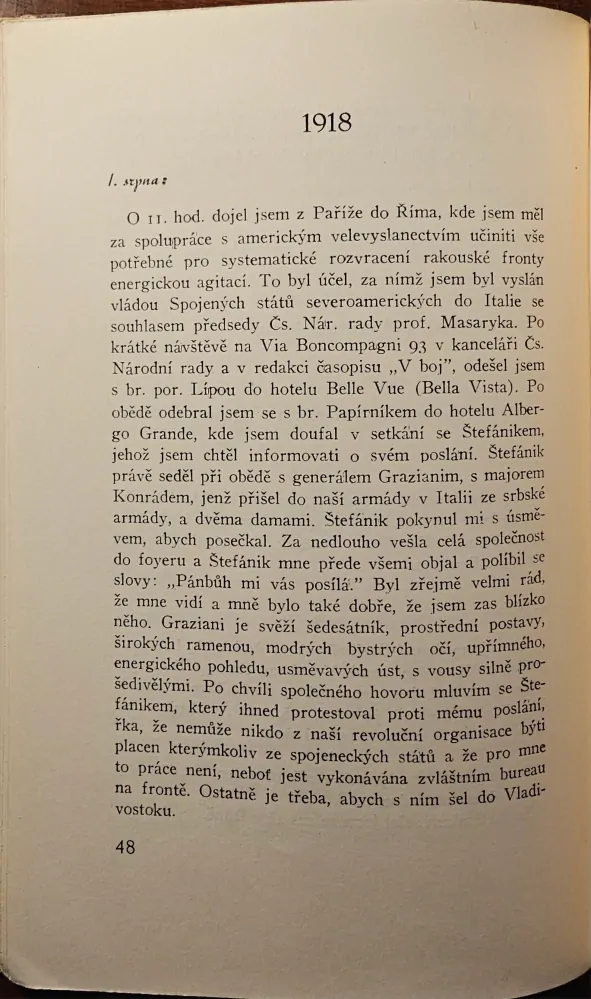 M. R. Štefánik v mém deníku 