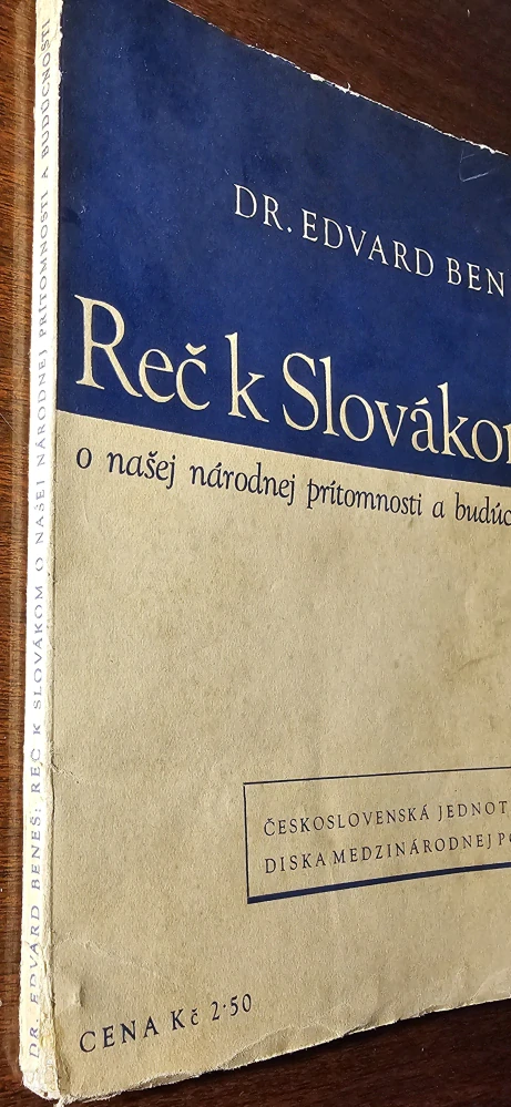 Reč k Slovákom (o našej národnej prítomnosti a budúcnosti)