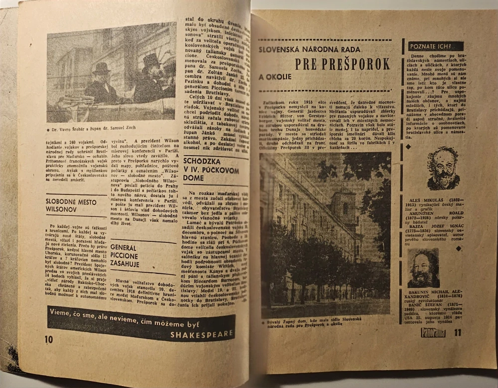 Prešporský magazín Panorámy