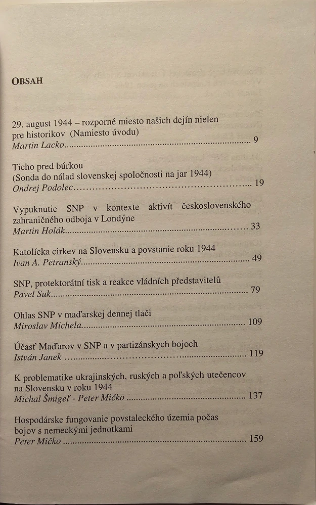 Slovenská republika 1939-1945: Očami mladých historikov III. /Povstanie roku 1944/