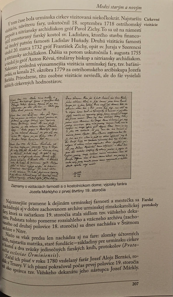 Medzi starým a novým/Život dolnonitrianskeho mestečka Urmín v 18. a prvej polovici 19. Storočia