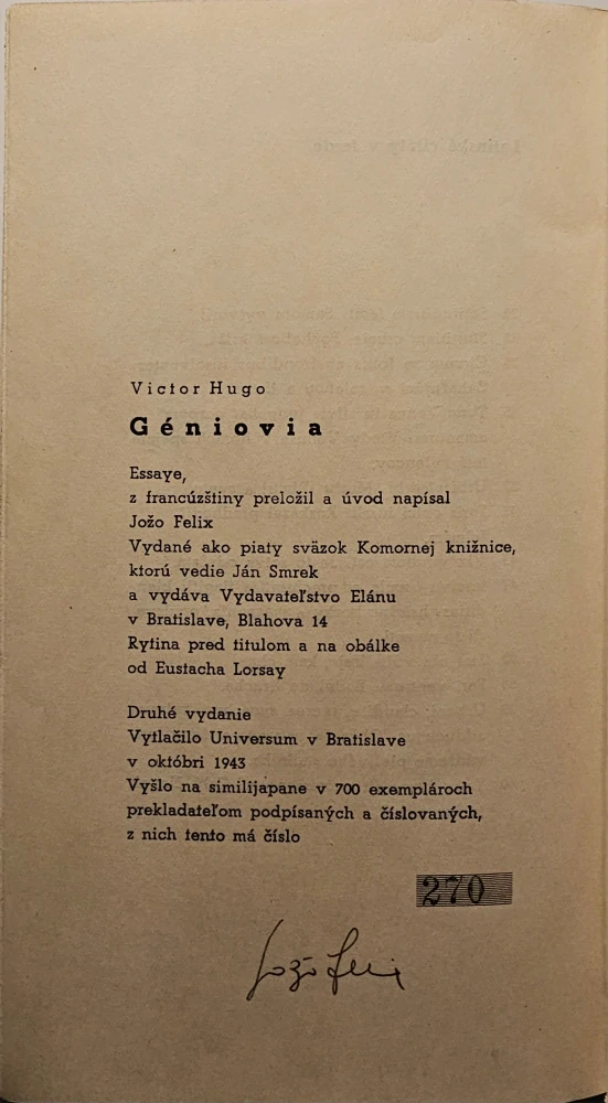 Géniovia /s podpisom