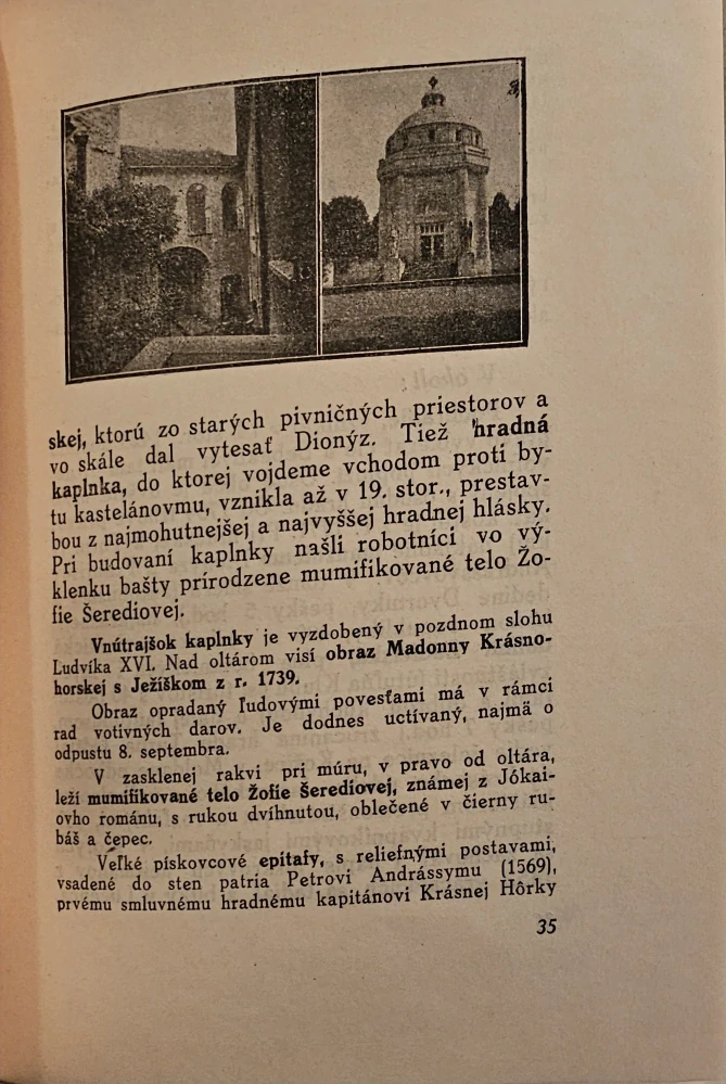 Sprievodca po Krásnej Hôrke