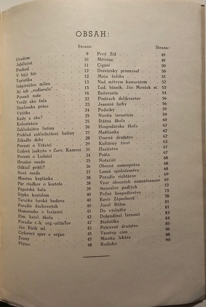 Ľudová monografia 600 ročného Červeného kameňa 1354 - 1954