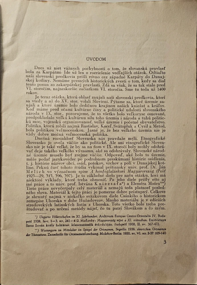 K južnej a východnej hranici slovenského osídlenia v stredoveku
