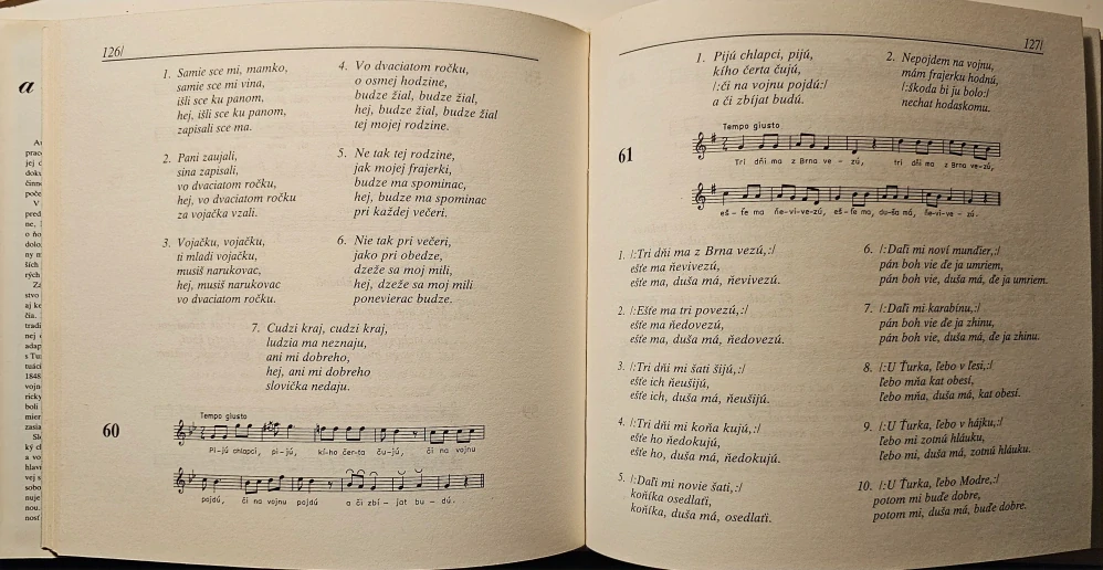 Vojenské a regrútske piesne