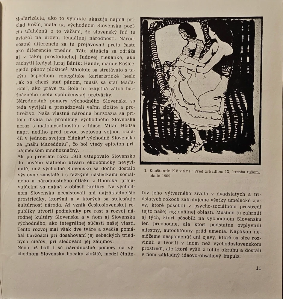 Výtvarné umenie na východnom Slovensku 1918 - 1938