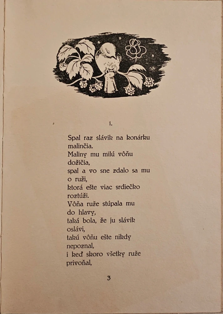 Slávik a ruža