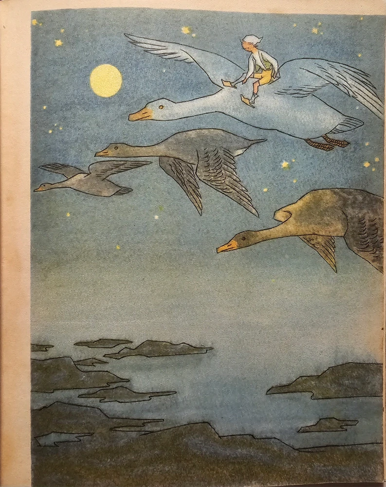 Zázračná cesta Nilsa Holgerssona s divými husami po Švédsku (I.-II.)