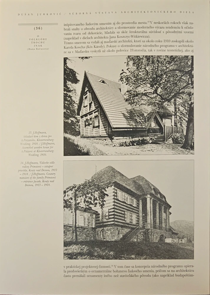 Dušan Jurkovič (Súborná výstava architektonického diela)