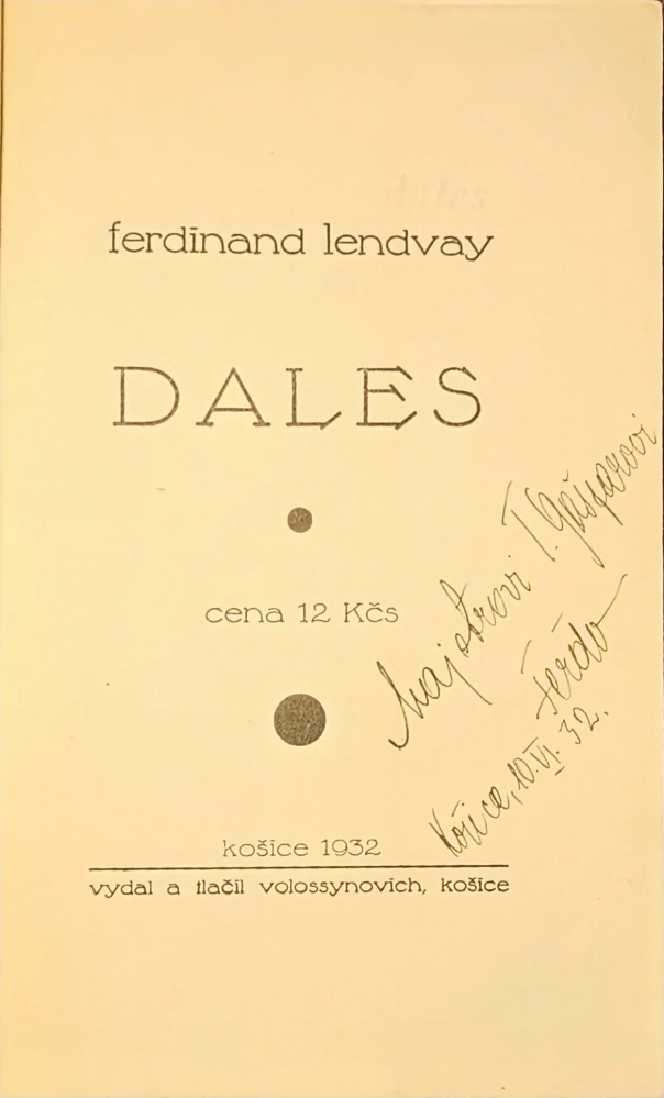 Dales /s podpisom
