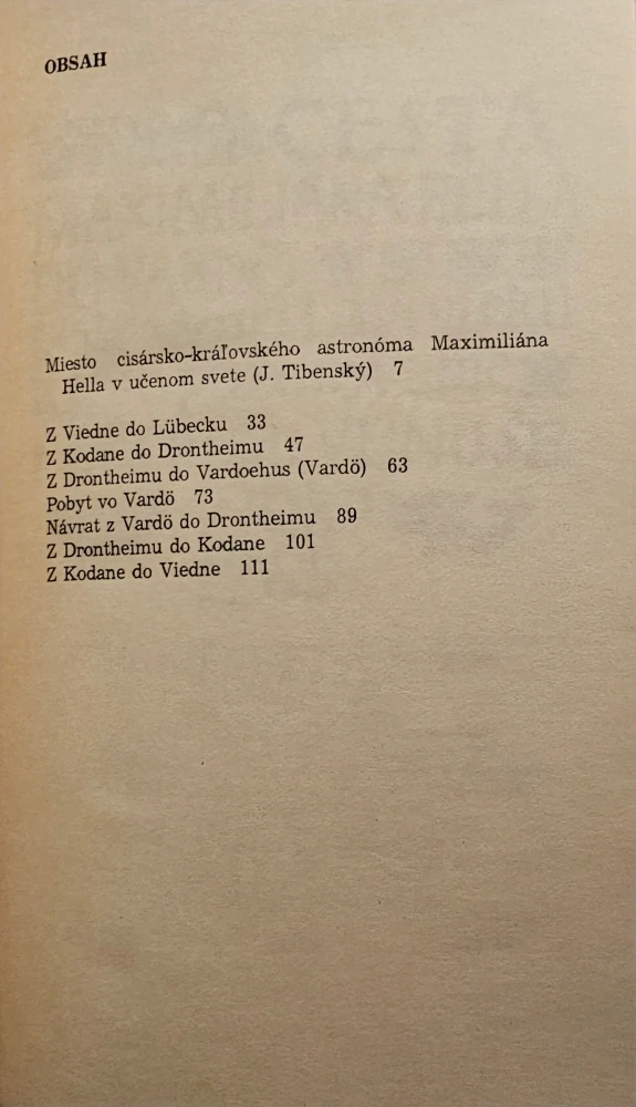 Cesta Maximiliána Hella do Vardö pri Laponsku a jeho pozorovanie prechodu Venuše v roku 1769