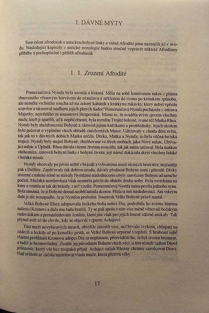 Afrodisiaka (Dary bohyně lásky)