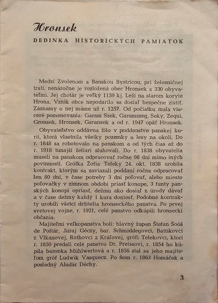 Drevený artikulárny kostol v Hronseku