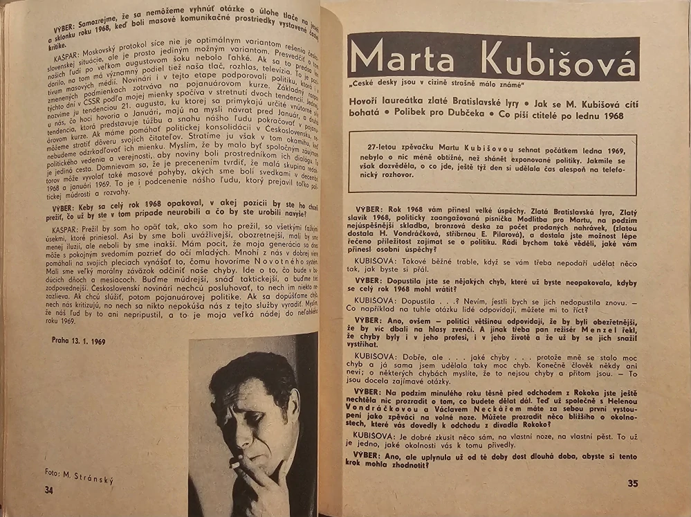 Ľudia roku 1968 (Rozhovory)