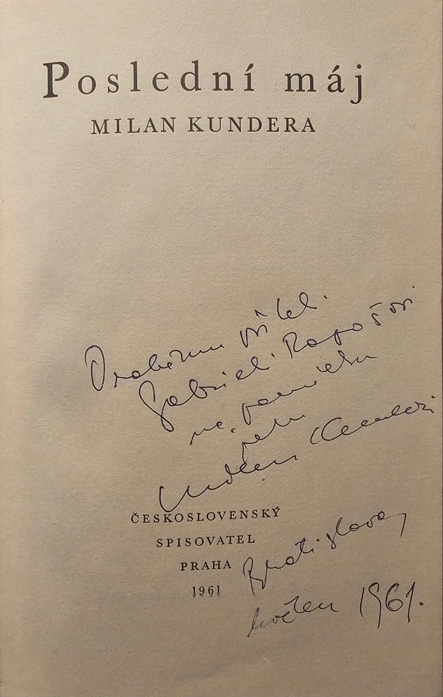 Poslední máj /s podpisom