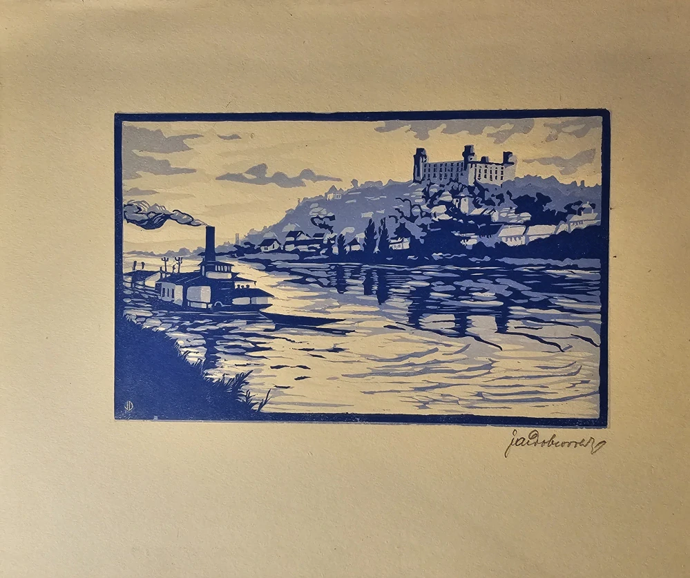 Bratislava (dvadsať drevorytov Jaroslava Dobrovolského)