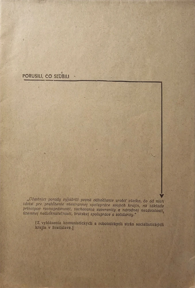 Dokumenty o okupácií ČSSR