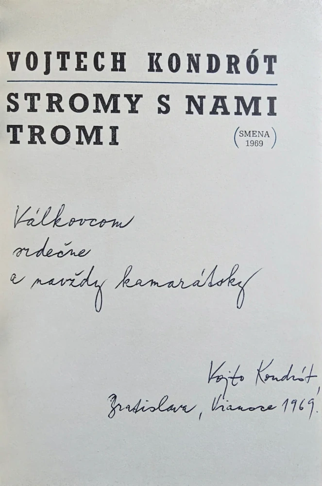 Stromy s nami tromi /s podpisom