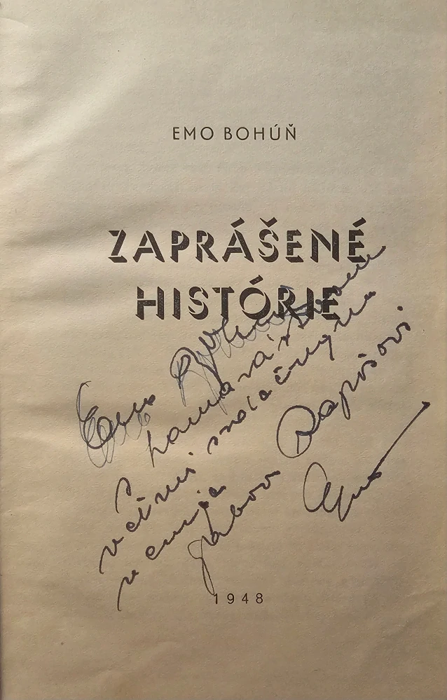 Zaprášené histórie /s podpisom