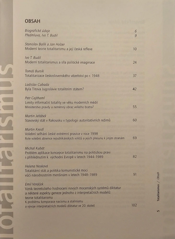 Totalitarismus: Interdisciplinární pohled
