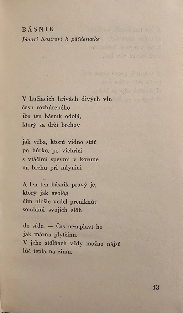 Z tvojho stola /s podpisom