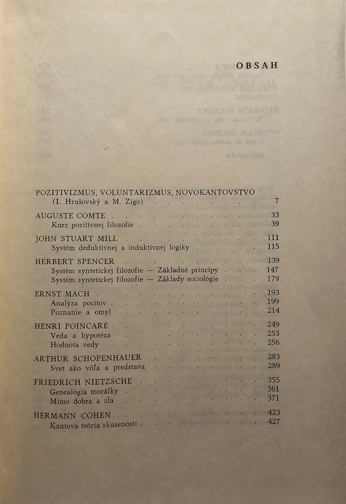 Pozitivizmus, Voluntarizmus, Novokantovstvo