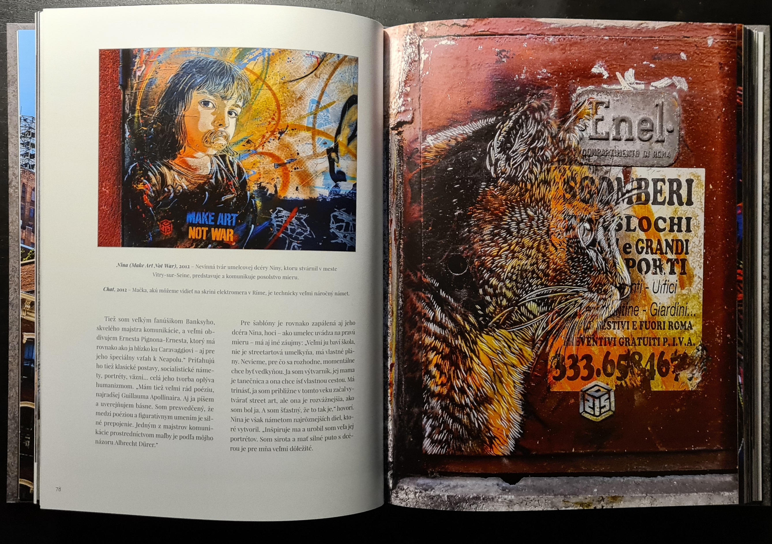 Street art / súčasná mestská výtvarná scéna