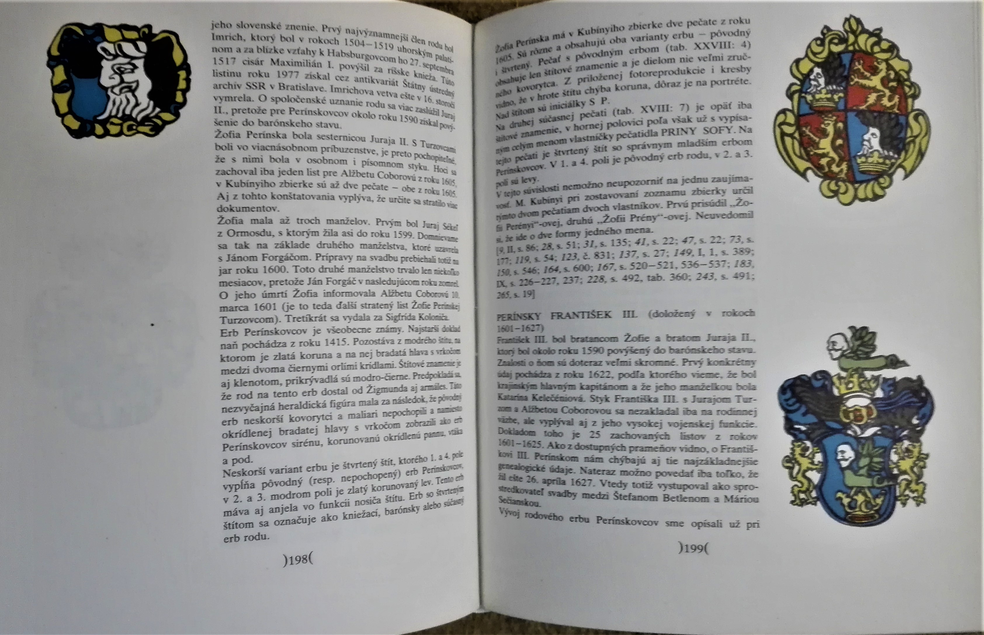 Rodové erby na Slovensku I. II.  