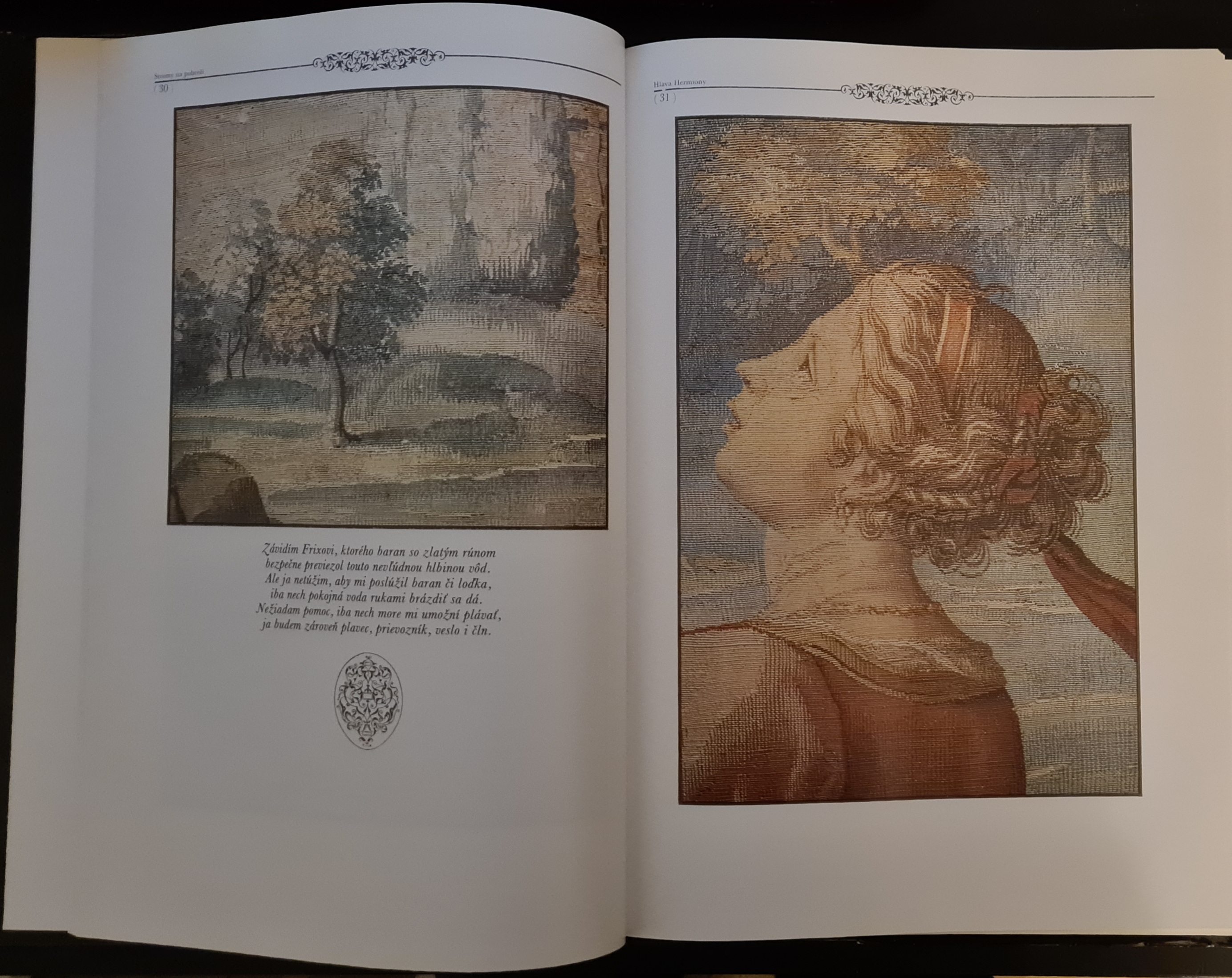 Héró a Leandros (Tapisérie Primaciálneho paláca v Bratislave)