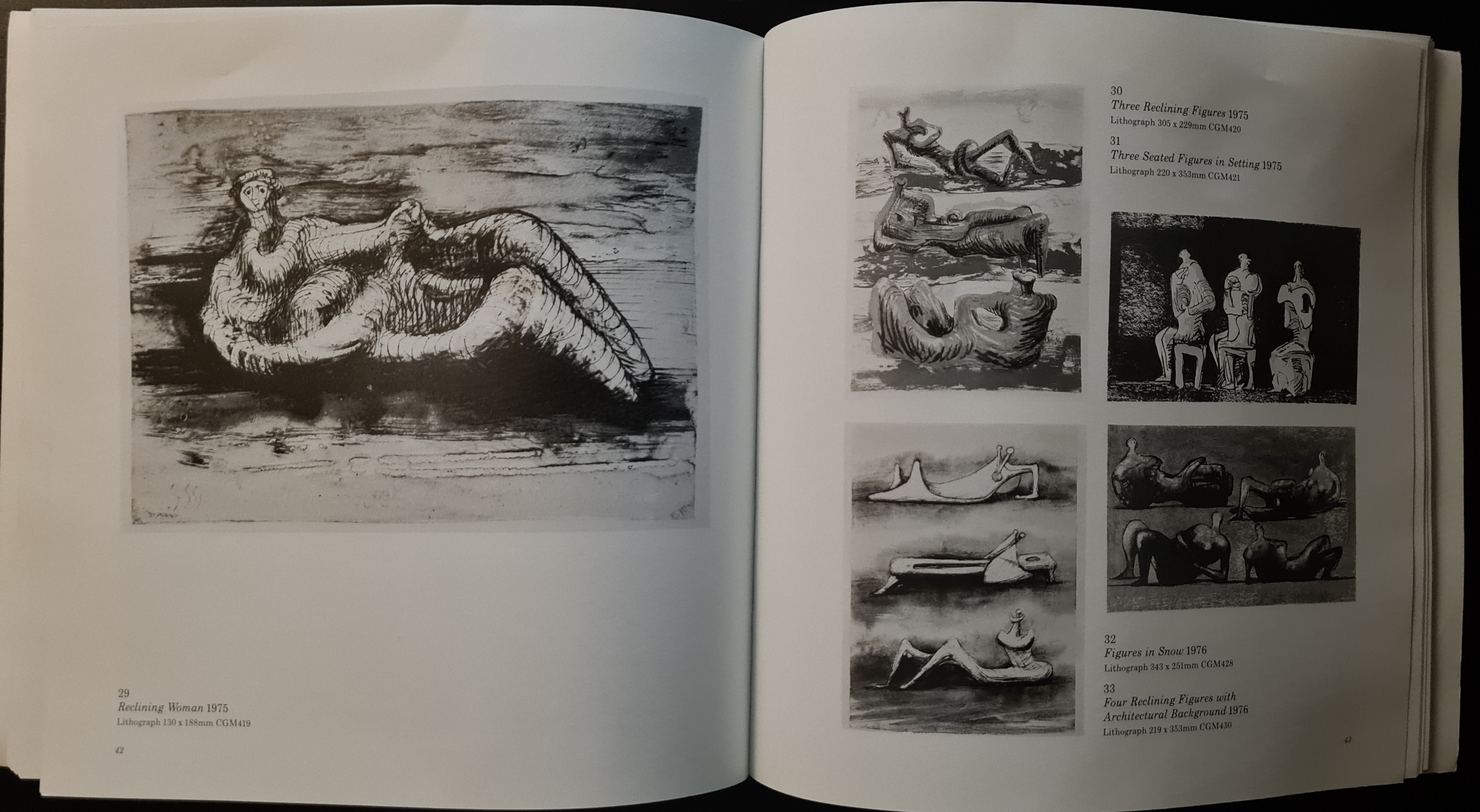 Menry Moore (Etchings and lithographs 1949-1984)