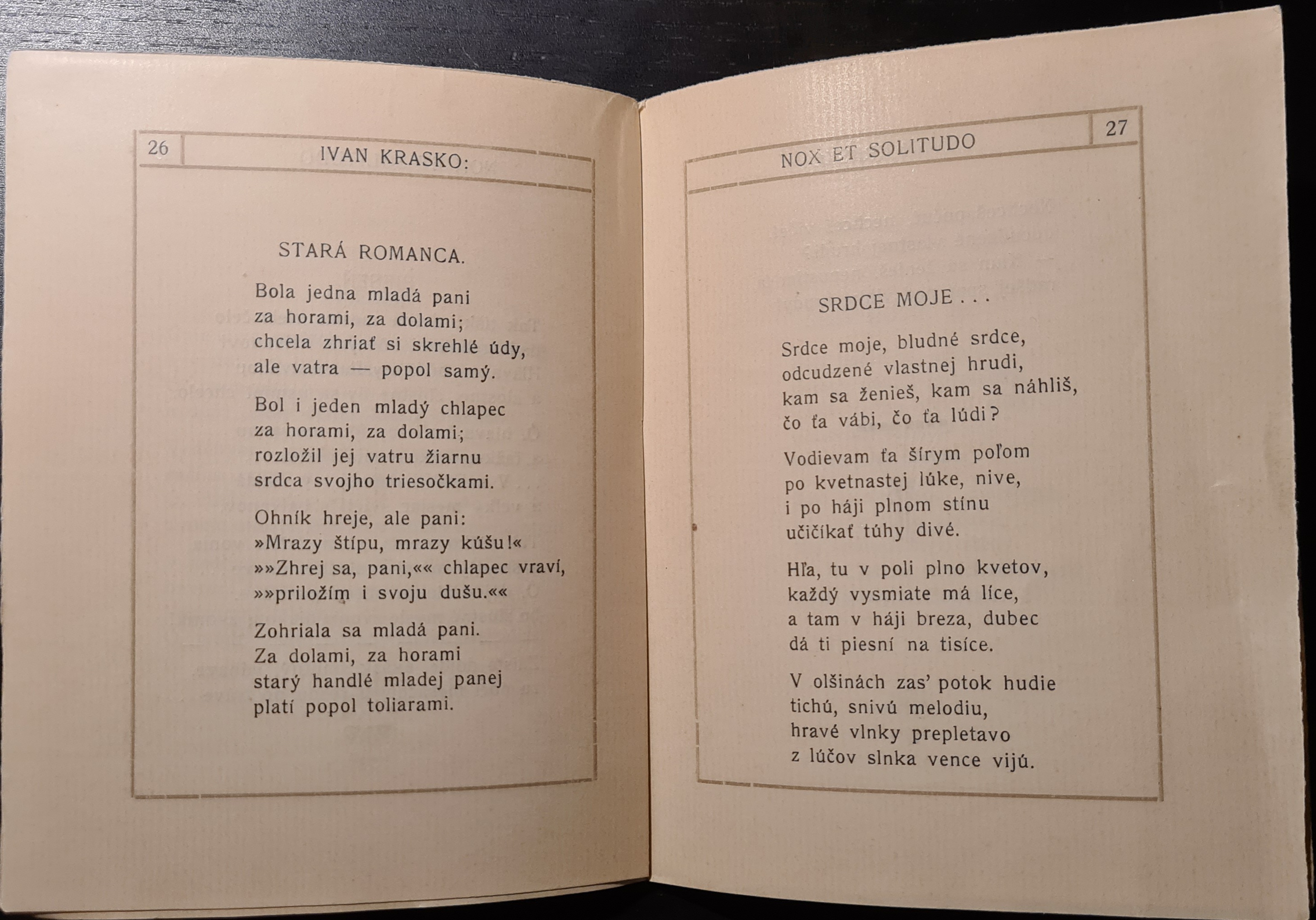 Nox et solitudo /podpis M. R. Štefánik - pripisované