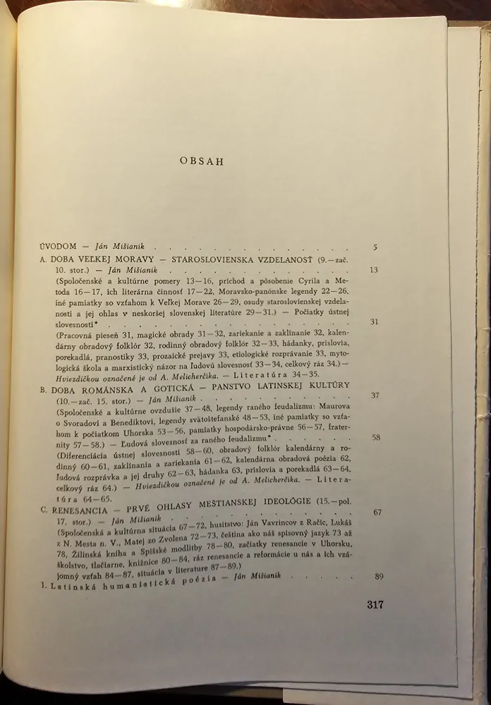 Dejiny staršej slovenskej literatúry