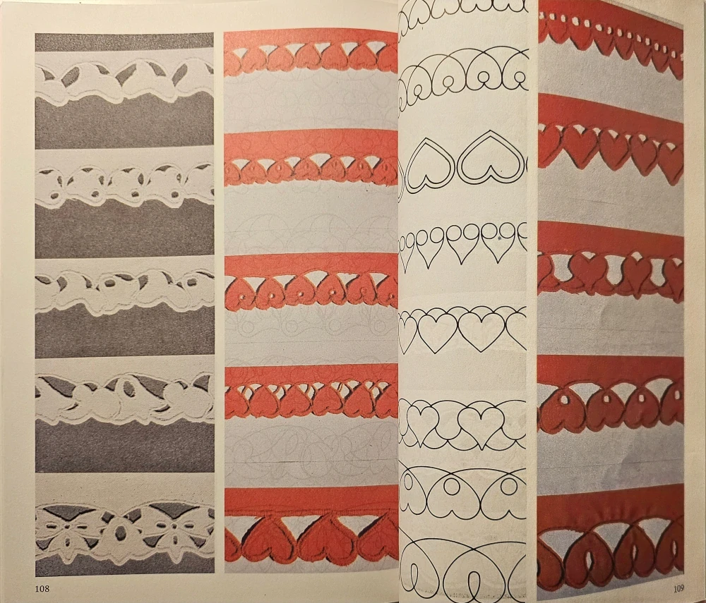 Madeirová výšivka (škola a vzorník)