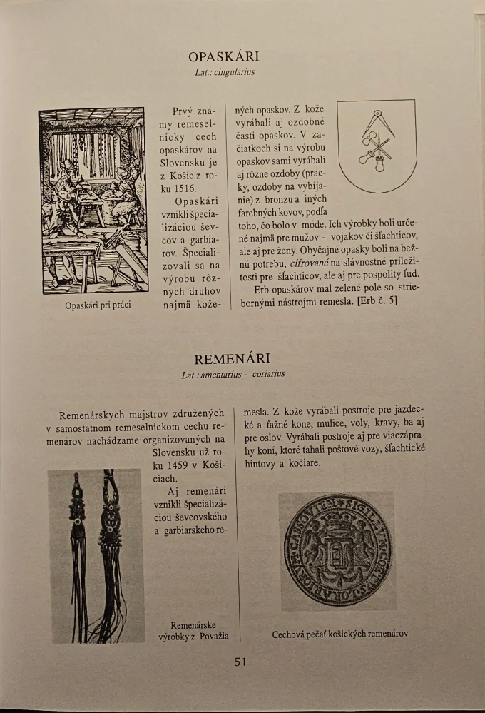 Remeselnícke cechové organizácie na Slovensku
