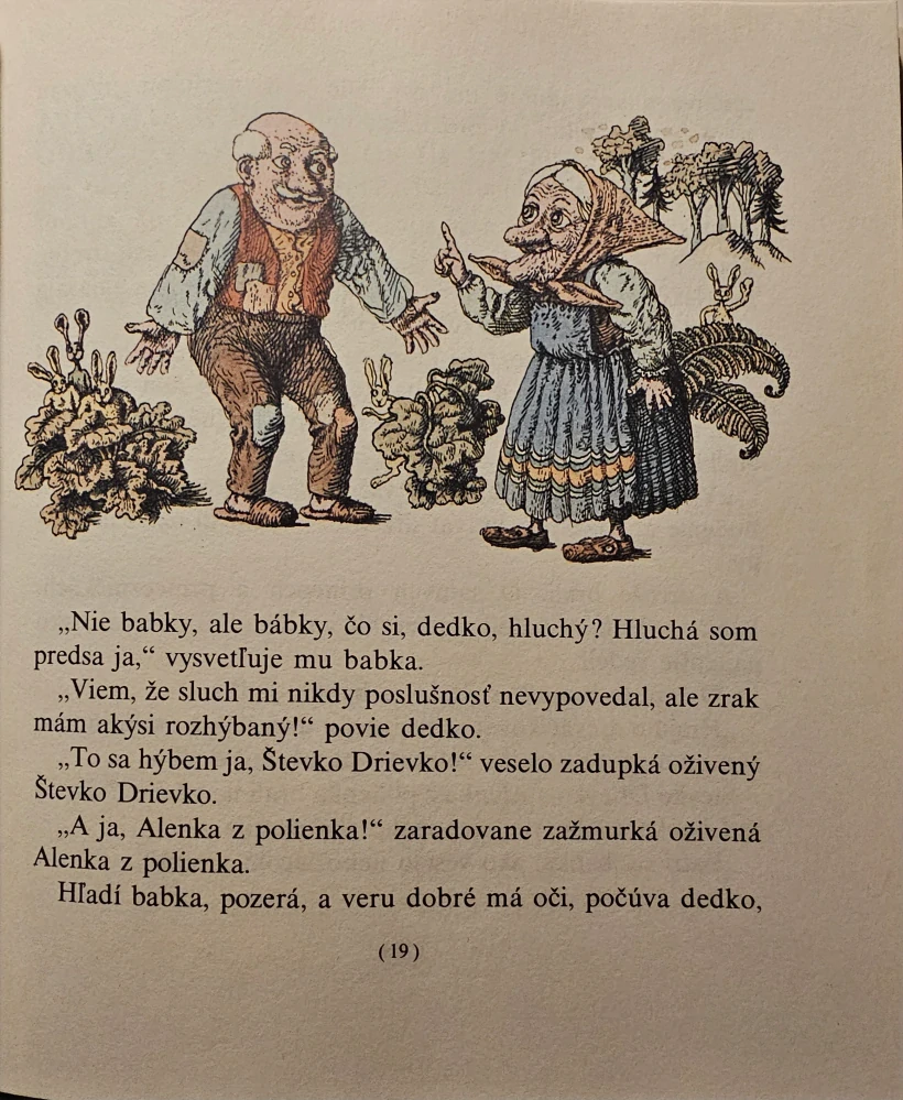 Števko Drievko a Alenka z polienka