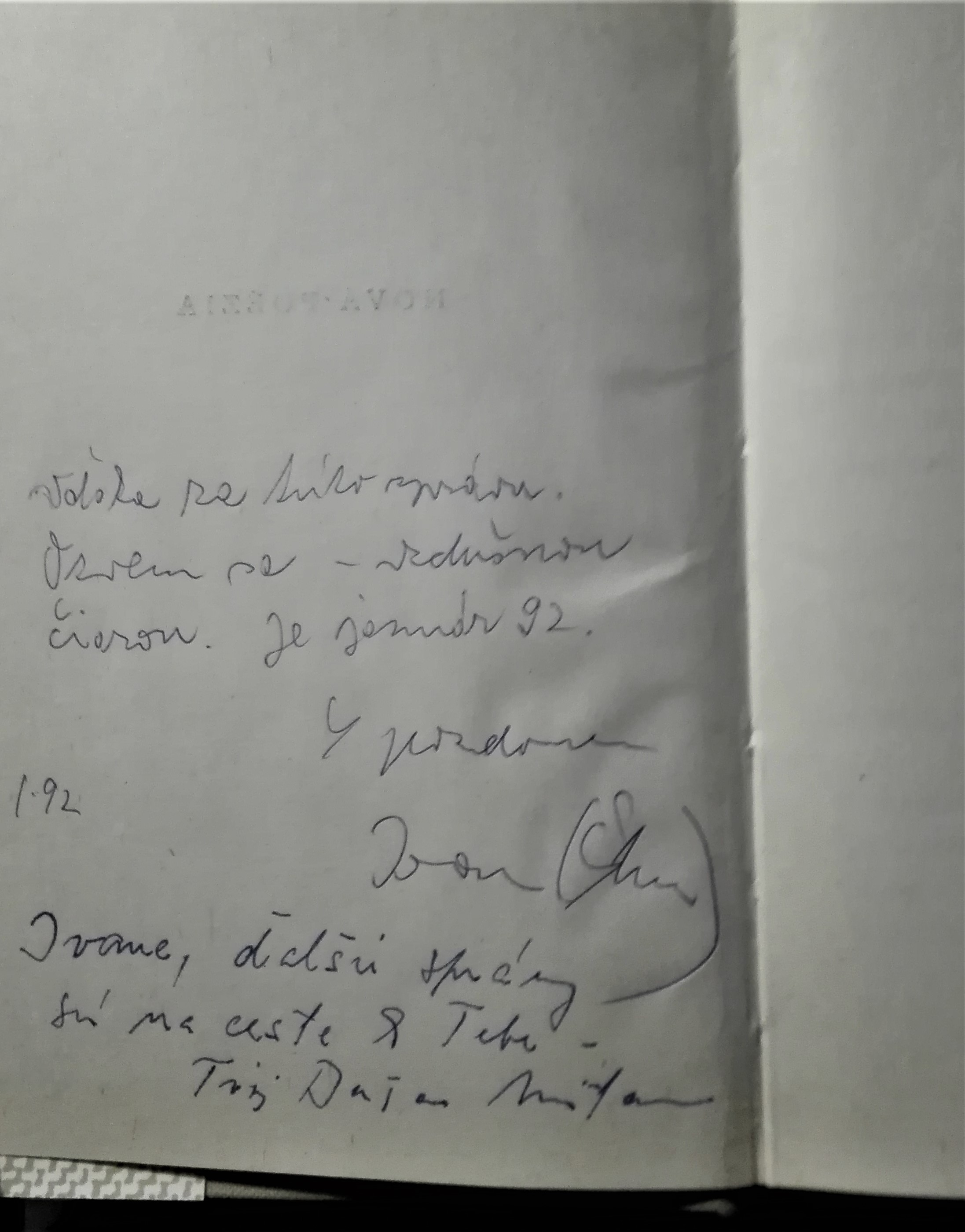 Vzdušnou čiarou /s podpisom